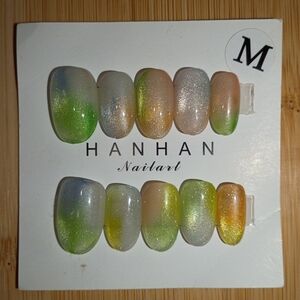 HANHAN Nailart Glitter Press-On Nails